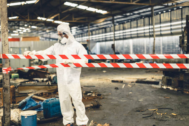 Professional Drug Lab Cleanup technician working in Trenton, GA